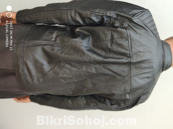 100% Genuine Sheep Leather Jacket for men